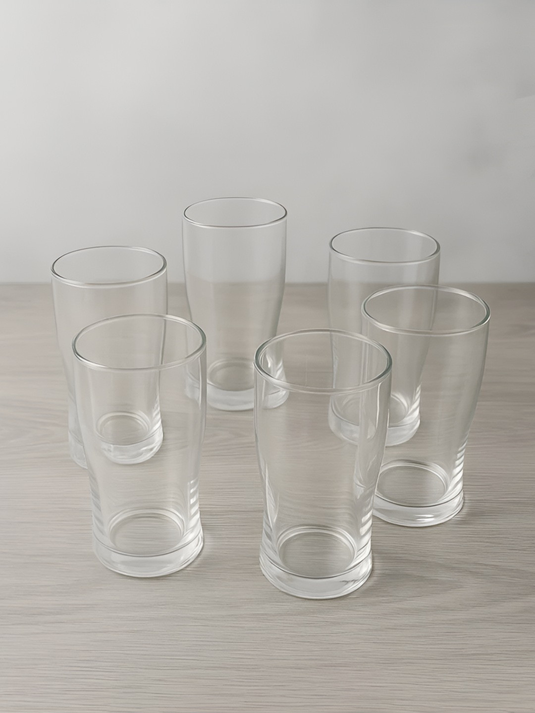 DeoDap Unisex Set of 6 Pitcher Glass Set 350 ML Each