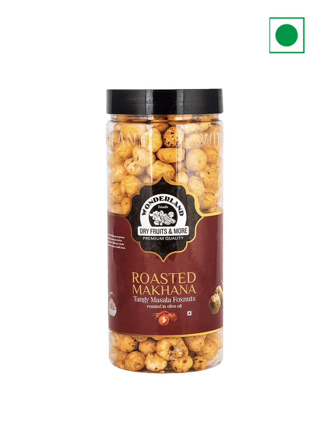 Wonderland Foods Premium Tangy Masala Flavoured Foxnuts Makhana 100g