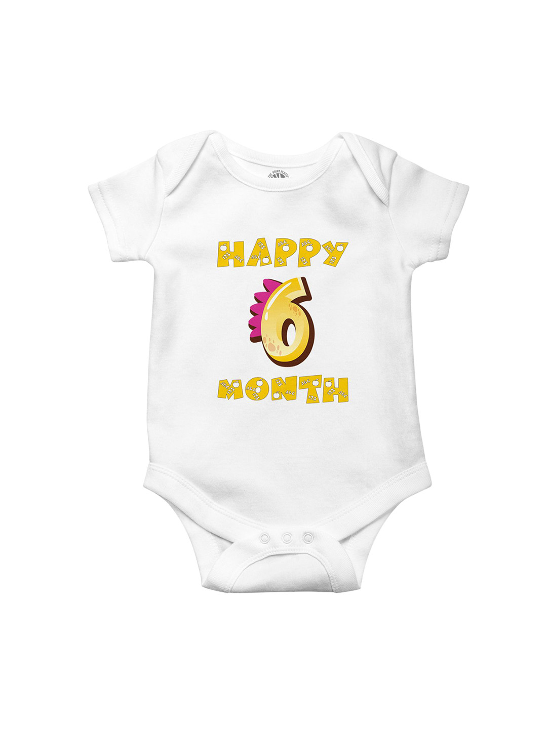 THE PRINT PLATTER Infants 6 Month Printed Cotton Bodysuit