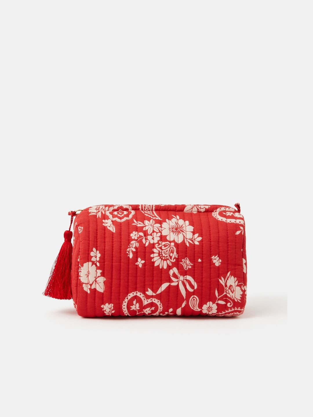 Accessorize Paisley Print Quilted Make Up Bag Travel Accessory