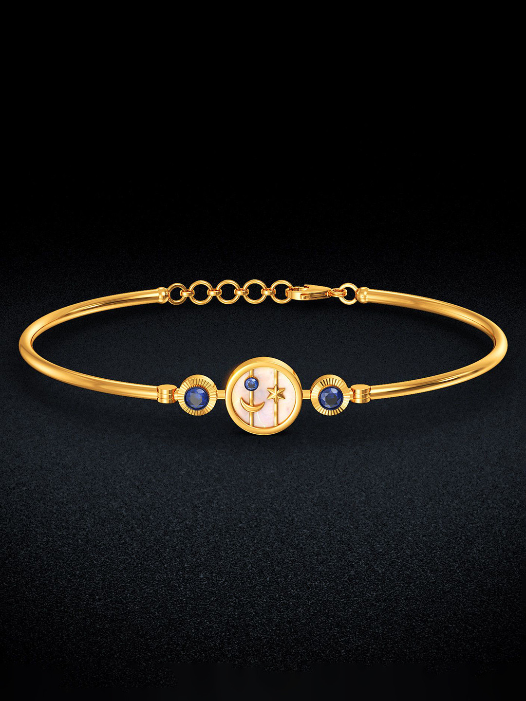 Joyalukkas Women 22Kt Celestial Fusion Gold Bracelet- 7.86 gm