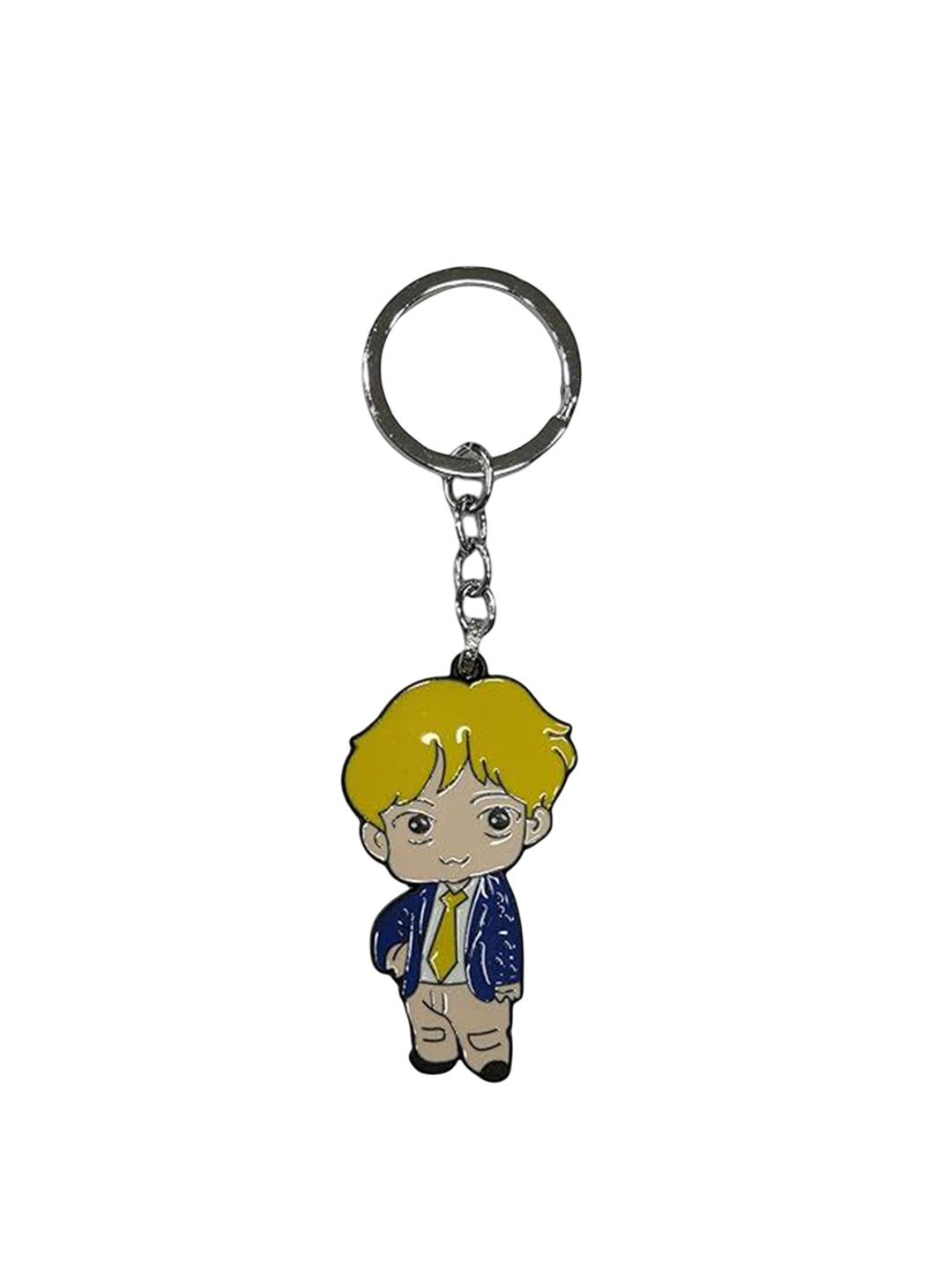 AUGEN Stainless Steel BTS-Jin Textured Key chain