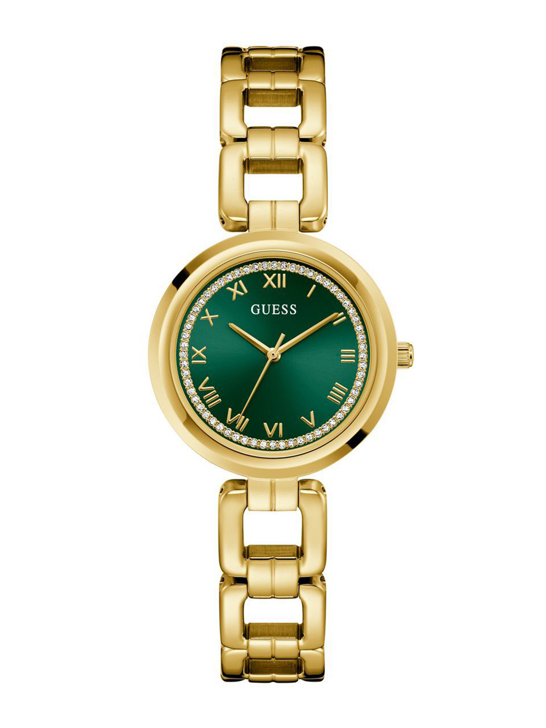 GUESS Gd Millie Women Stainless Steel Bracelet Style Straps Analogue Watch U1387L7M