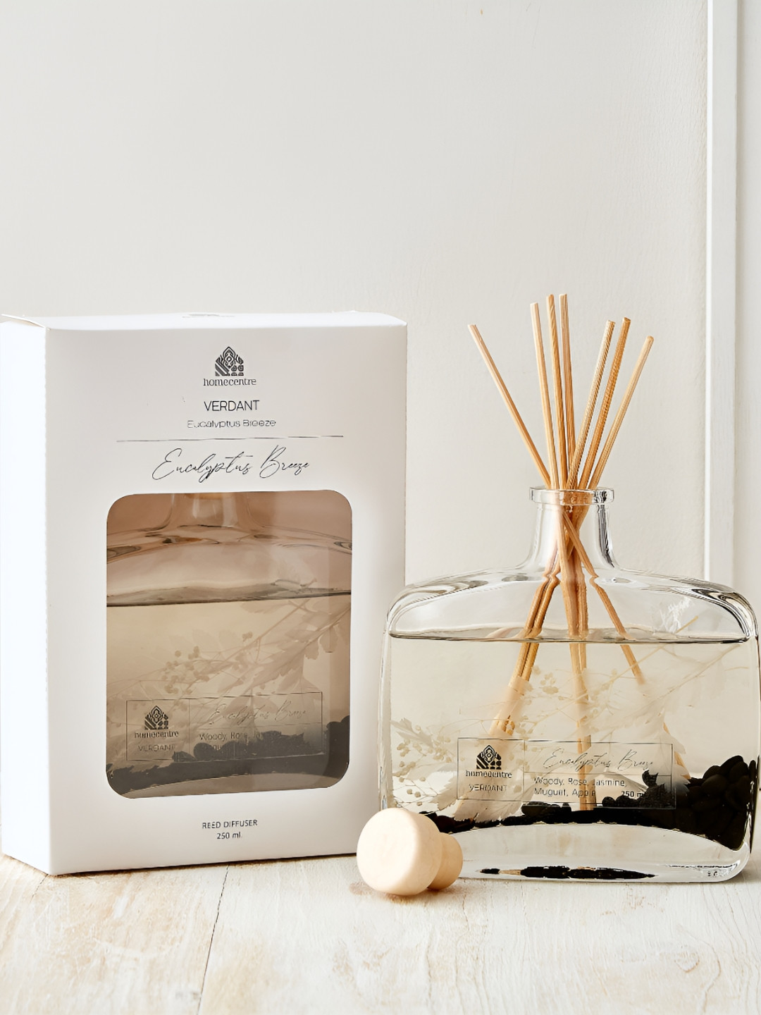 Home Centre Verdant Transparent Eucalyptus Breeze Reed Diffuser 250 ml