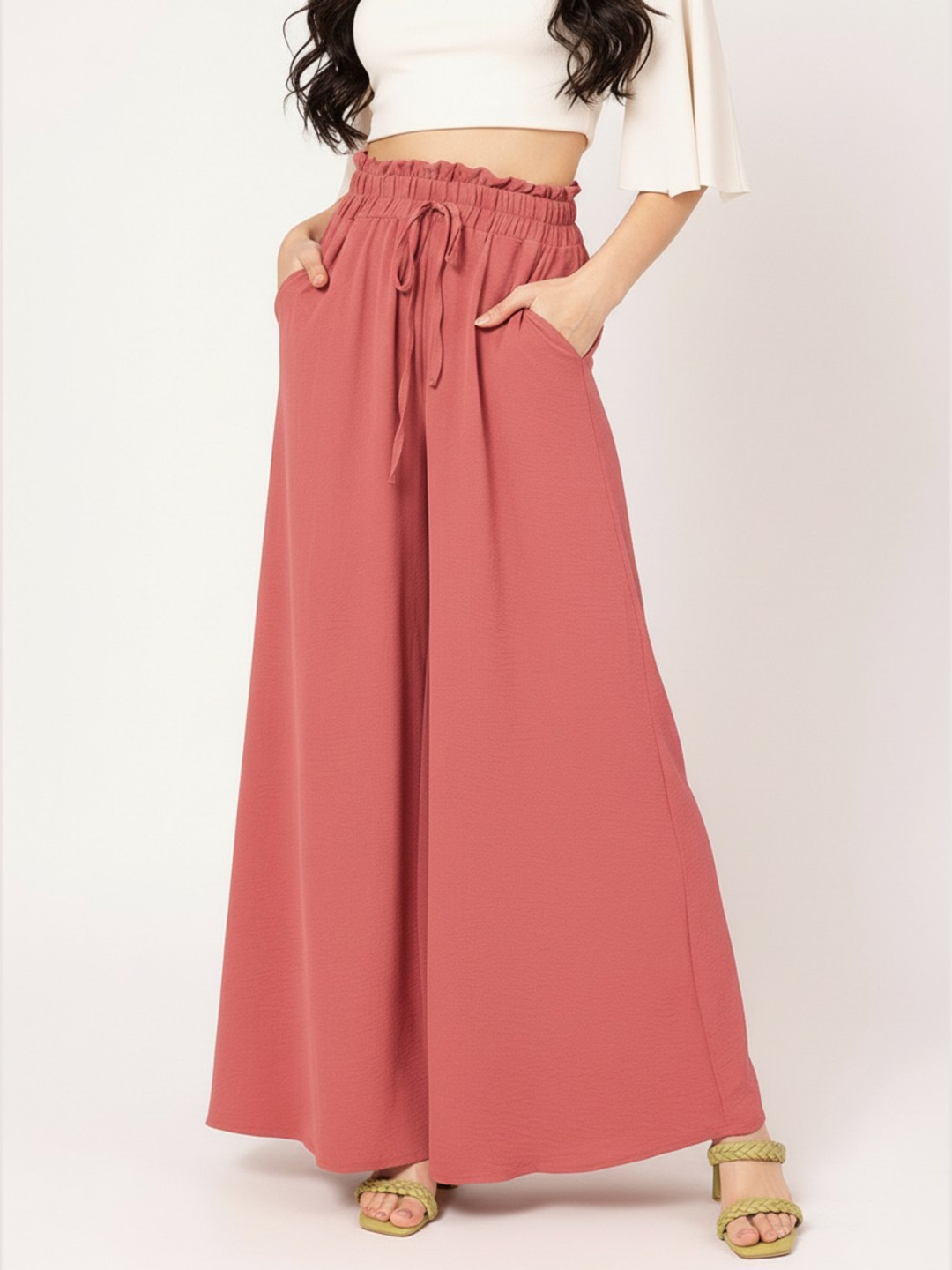 DressBerry Women The Flare Flair High-Waist Trousers