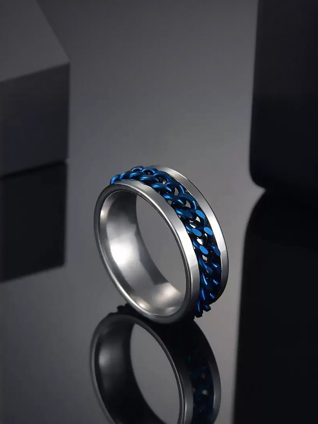 Iga collection Unisex Chain Band Finger Ring