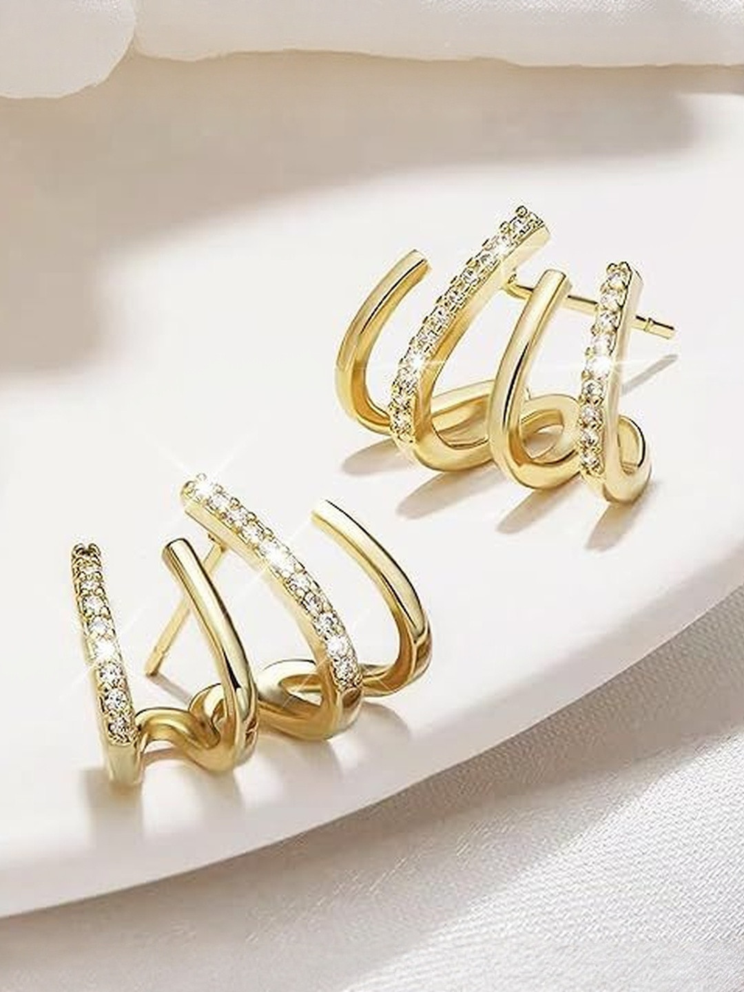 INKO & CO Geometric Ear Cuff Earrings