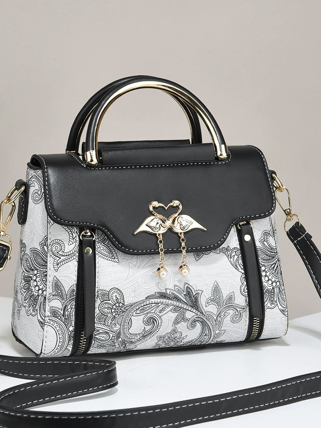 StyleCast Printed Bowling Handheld Bag