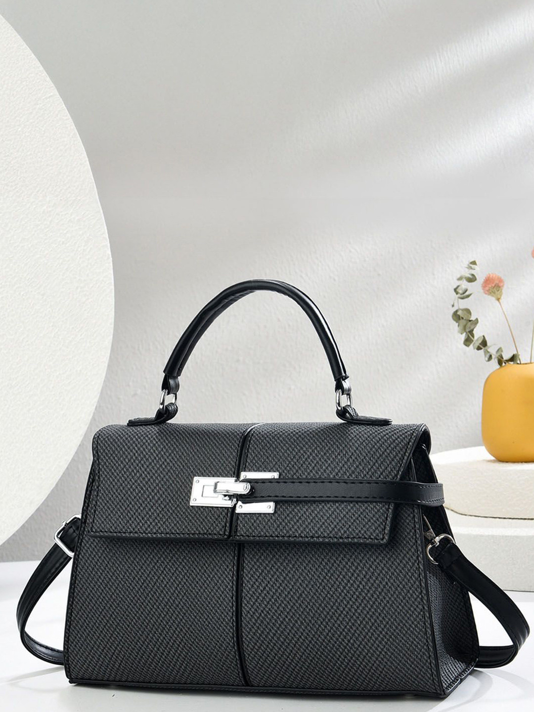 StyleCast One Handle Structured Handheld Bag