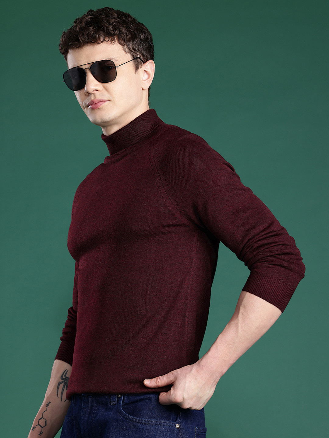 Cayman Turtle Neck Woollen Pullover