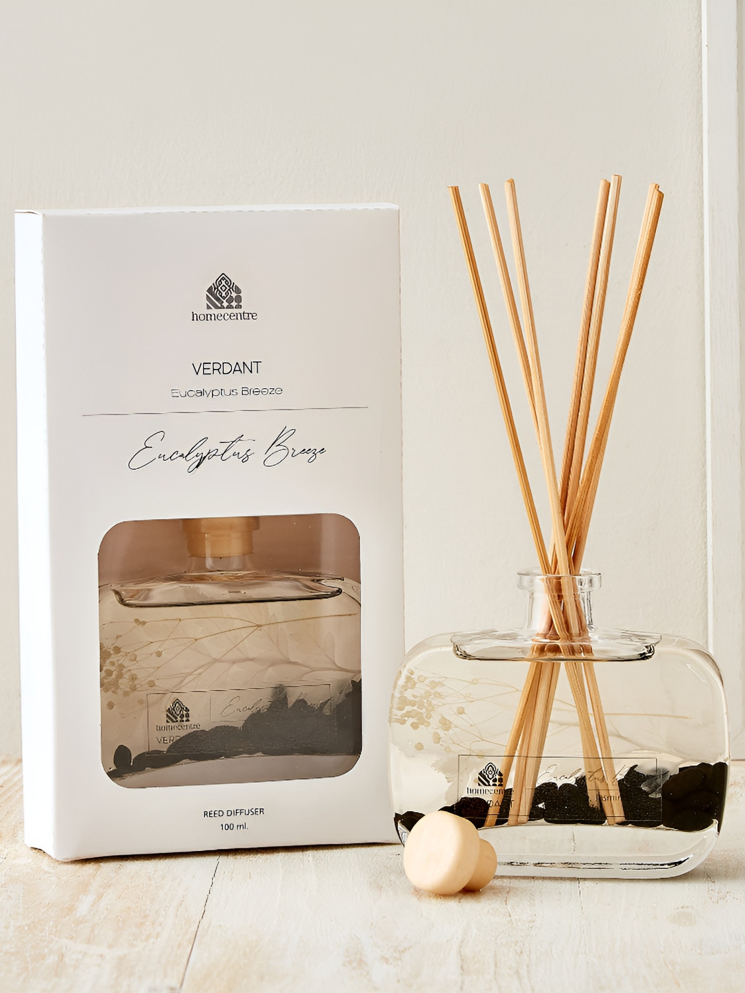 Home Centre Verdant Transparent Eucalyptus Breeze Reed Diffuser 100 ml