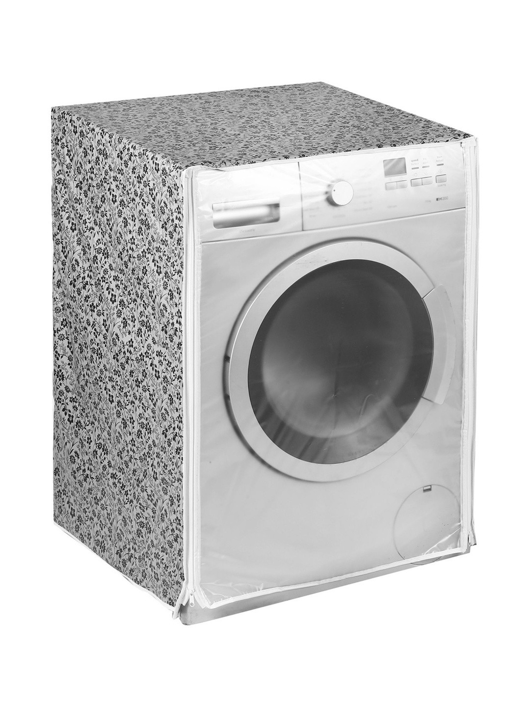 AMPEREUS Floral Printed Front Load Washing Machine Cover