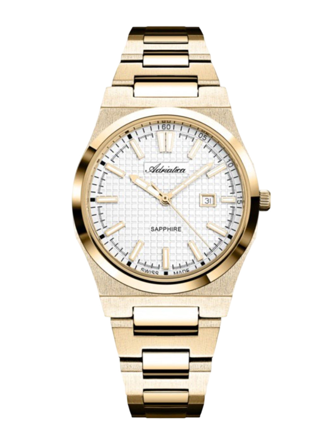 Adriatica Women Dial & Stainless Steel Bracelet Style Straps Analogue Watch A3326.1117Q