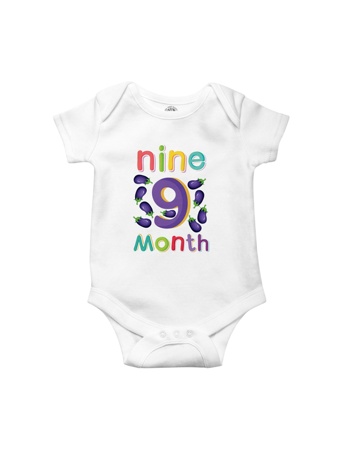 THE PRINT PLATTER Infants Nine Month Printed Cotton Bodysuit