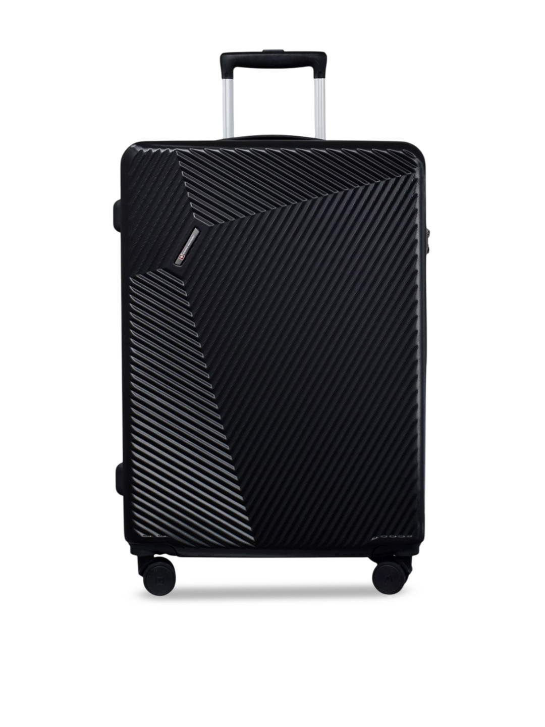 SWISS MILITARY Lithane Textured Water-Resistant Hard-Sided Large Trolley Bags-79cm