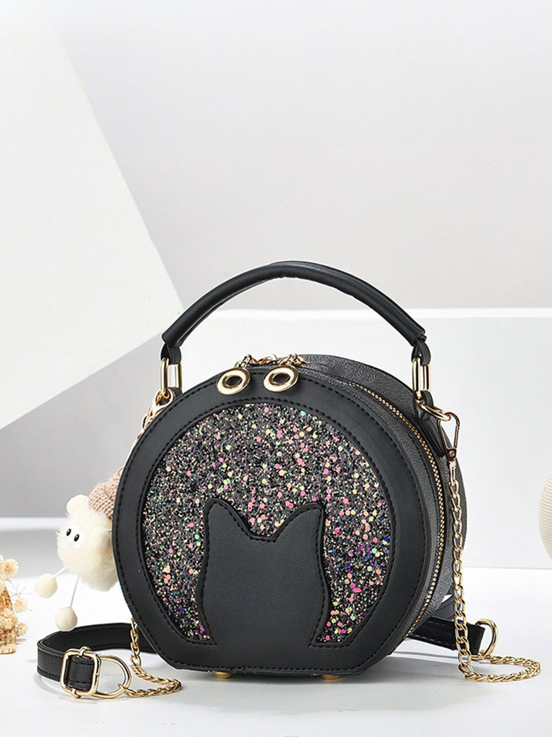 StyleCast One Handle Structured Sling Bag