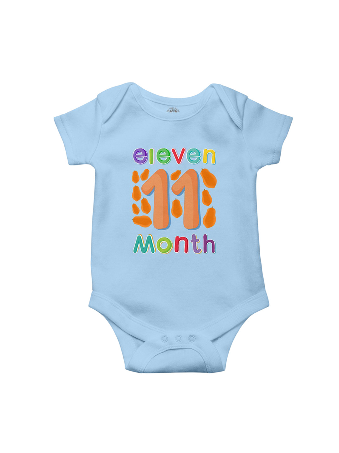 THE PRINT PLATTER Infants Eleven Month Printed Cotton Bodysuit