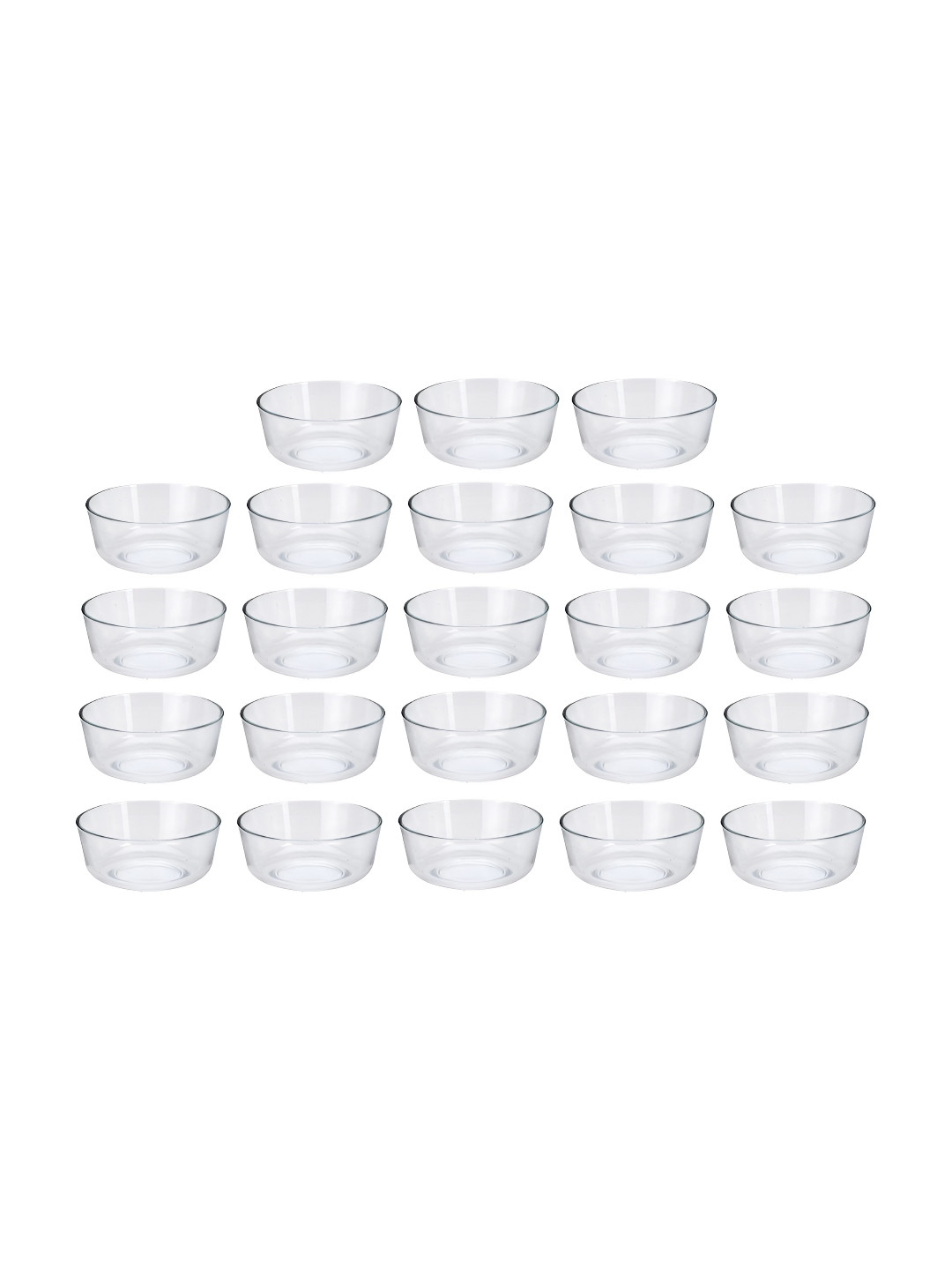 1ST TIME Transparent 2025 23 Pieces Glass Dishwasher Safe Serving Bowl