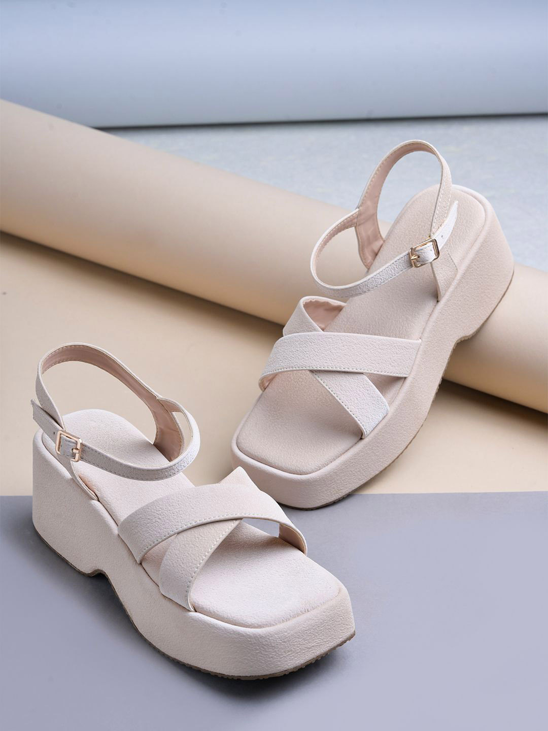 Stylestry Open Toe Platform Sandals