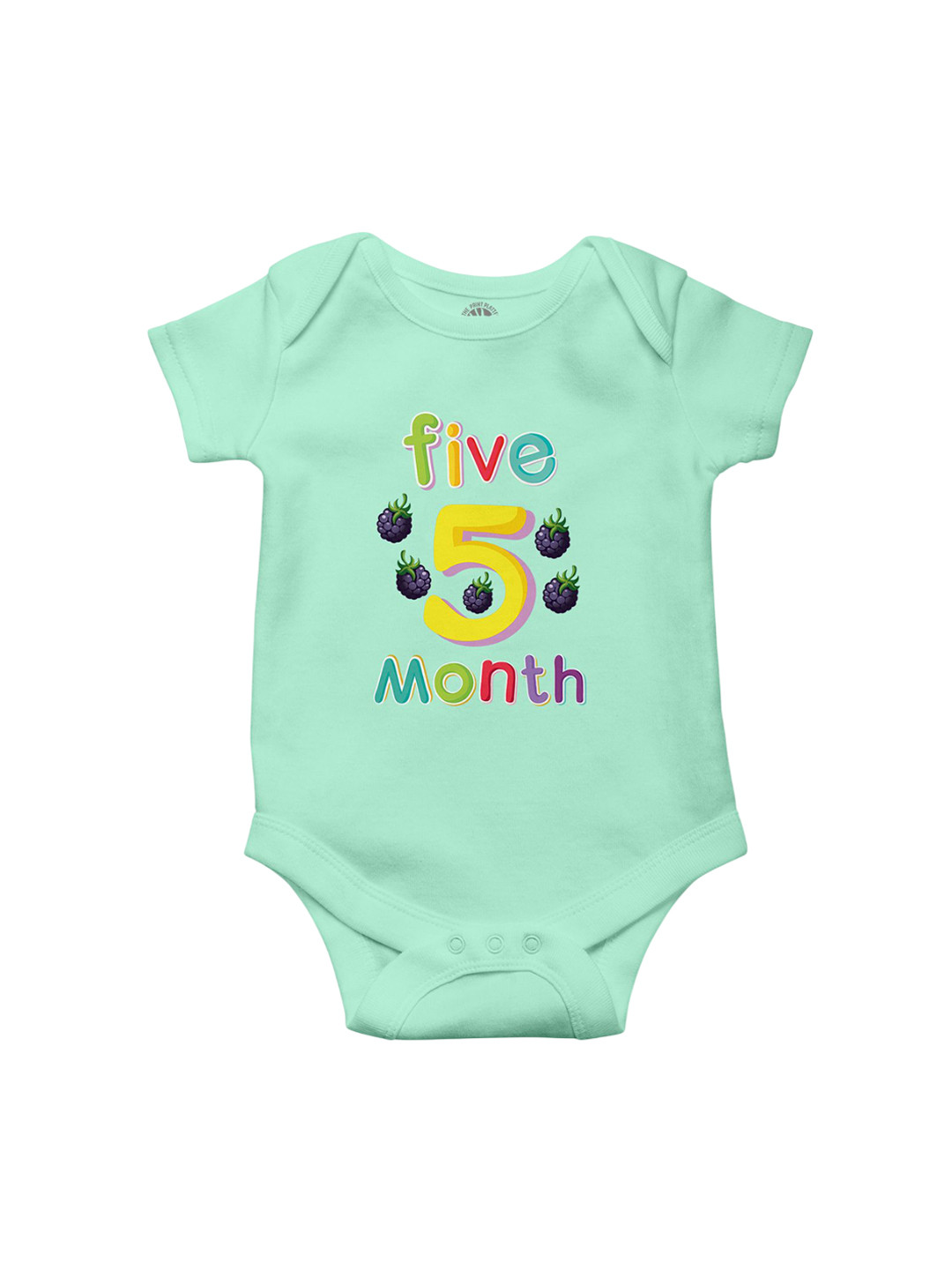THE PRINT PLATTER Infants Five Month Printed Cotton Bodysuit
