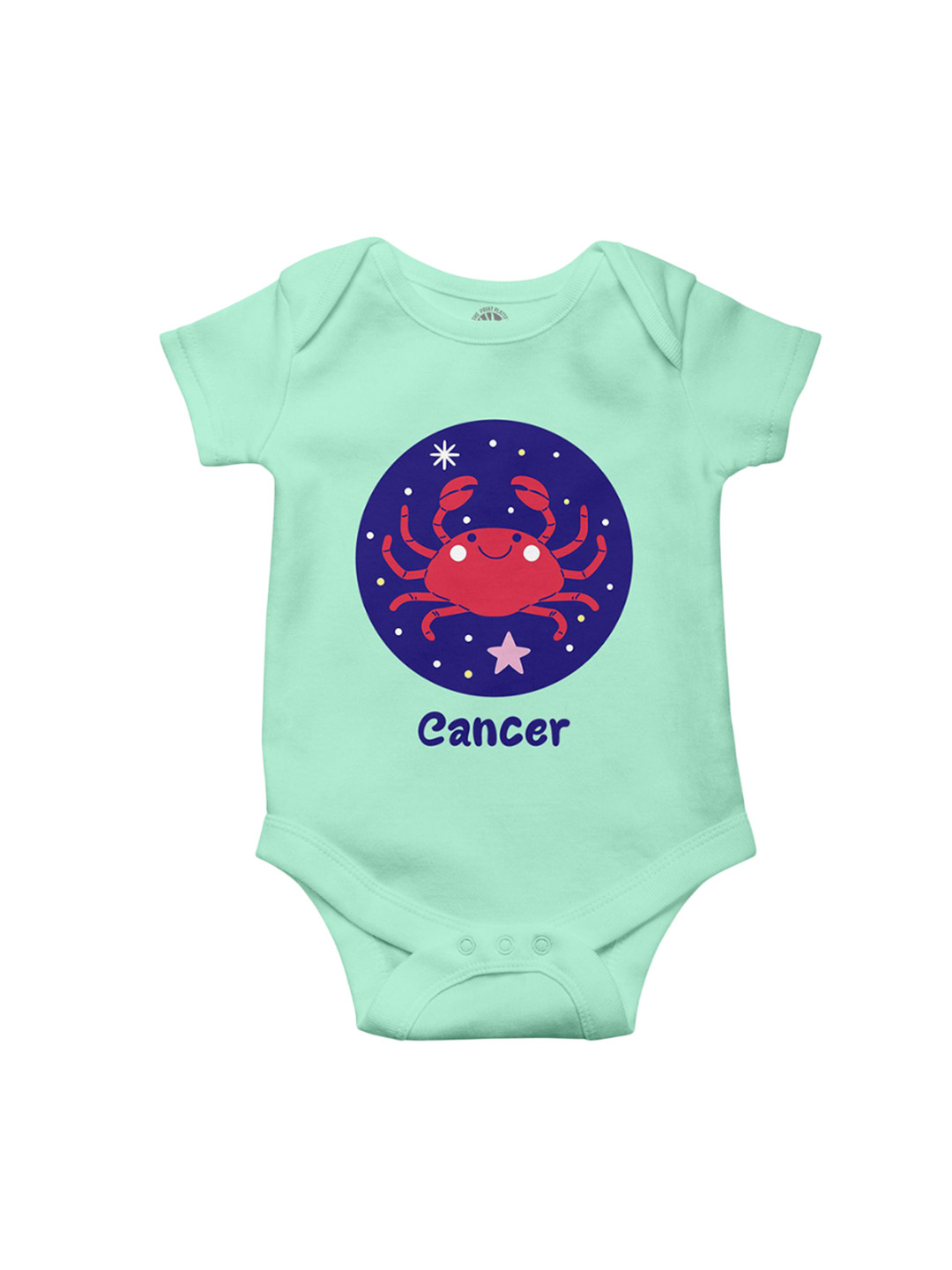 THE PRINT PLATTER Kids Cancer Printed Cotton Envelope Neck Ultra Bio Wash Bodysuit