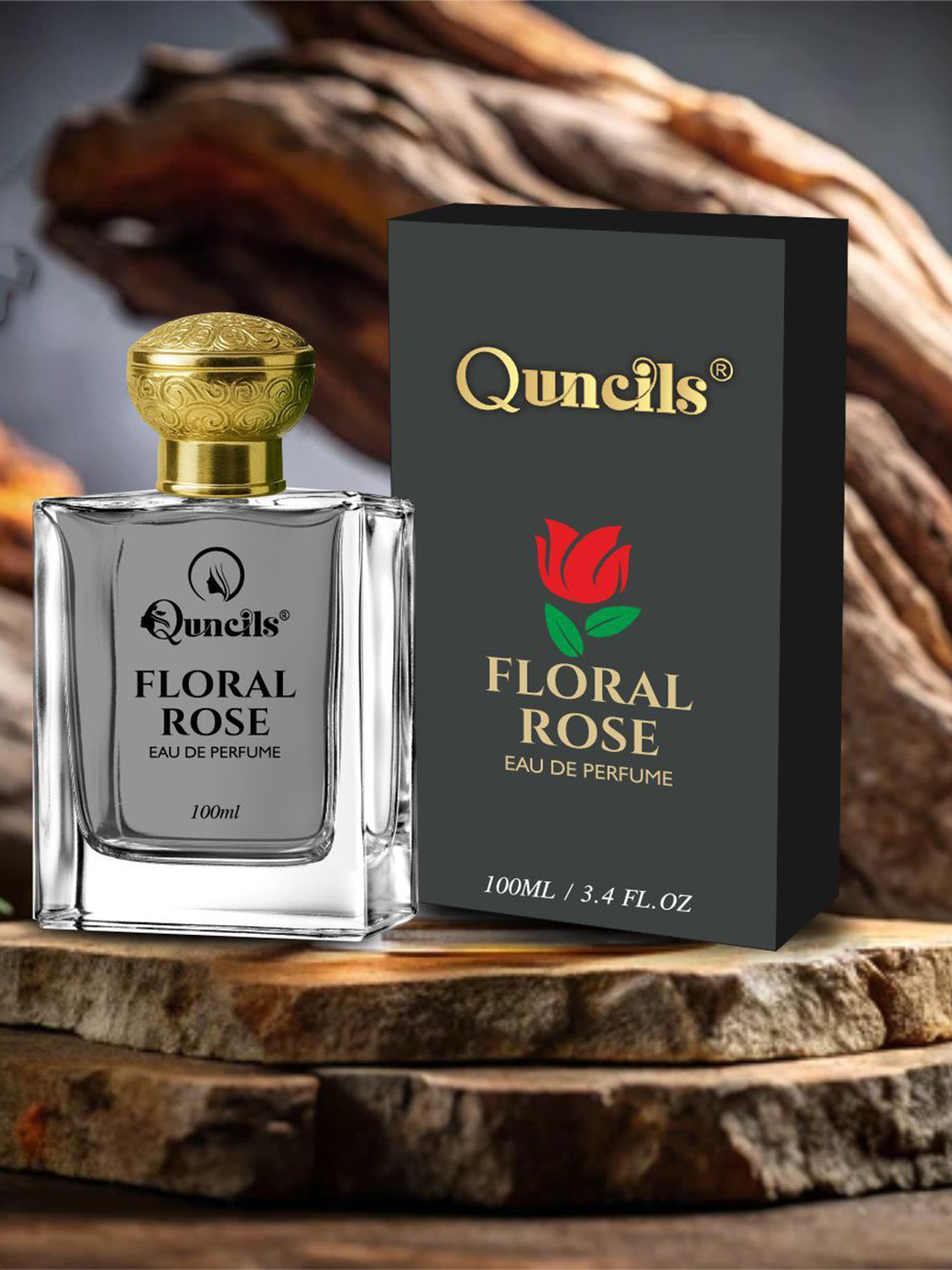 quncils Floral Rose Eau De Parfum - 100 ml