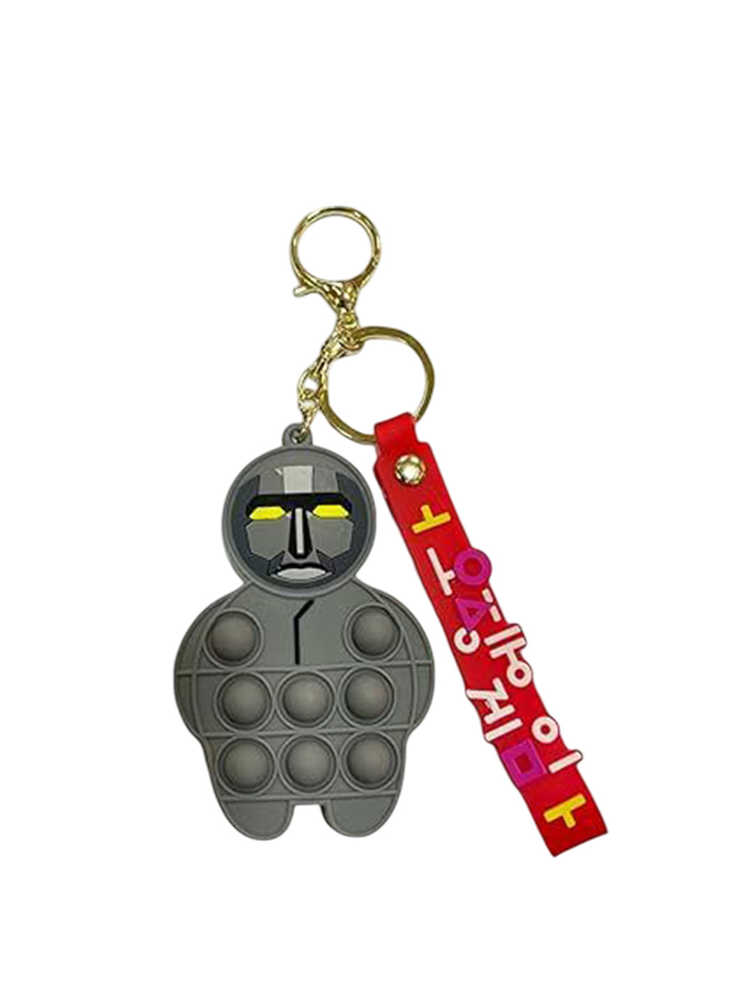 AUGEN Squid 3 F Game Cute Pop It Key Chain