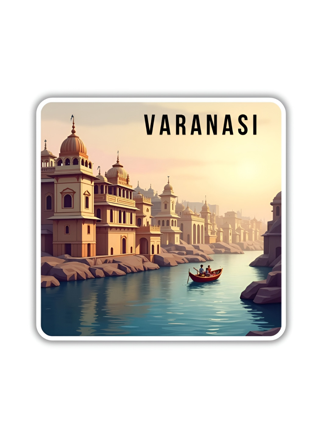 GIFTODAY Varanasi Printed Fridge Magnets