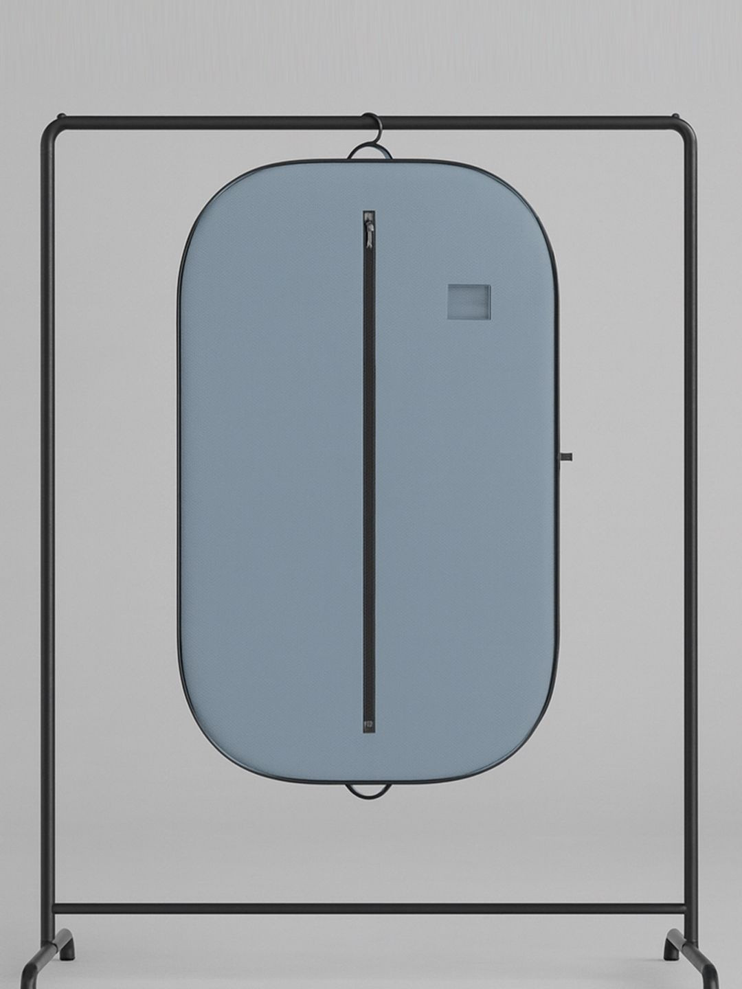 Kuber Industries Grey Regular Foldable Suit Organiser