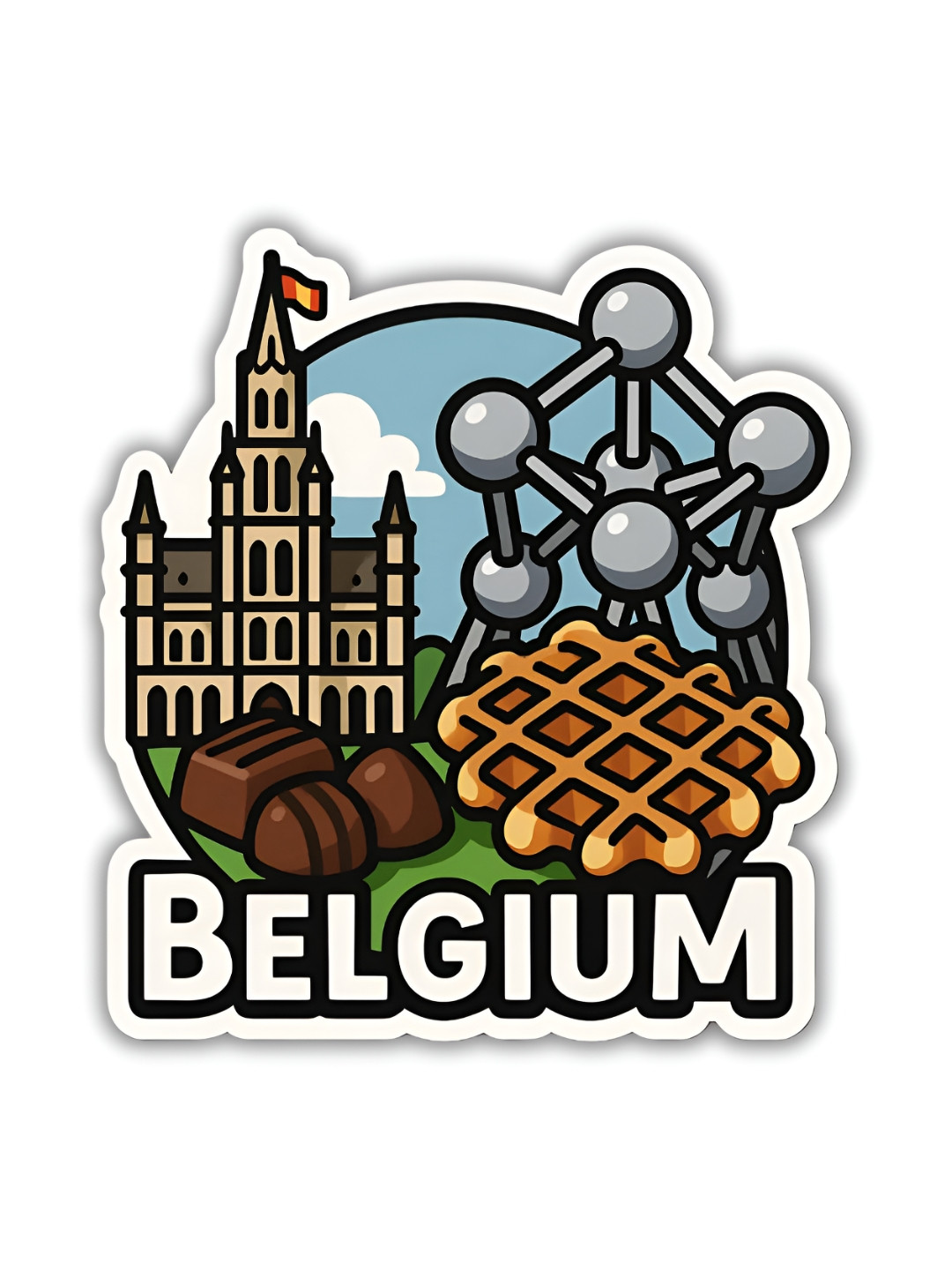 GIFTODAY Blue & Green Fridge Decorative Magnets