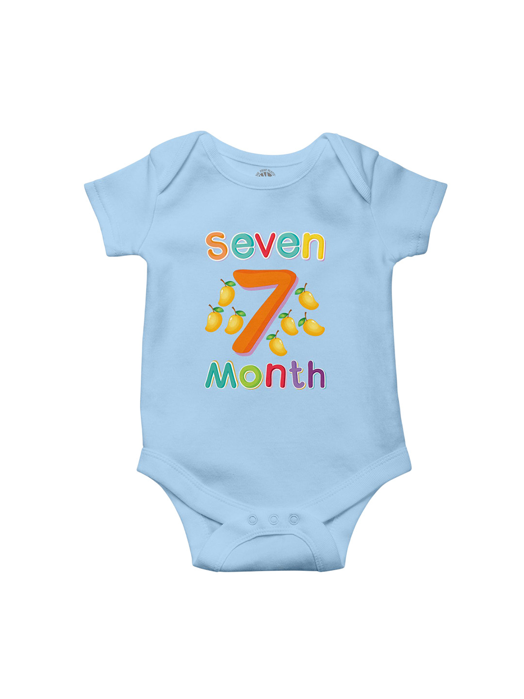 THE PRINT PLATTER Kids Seven Month Printed Cotton Bodysuit