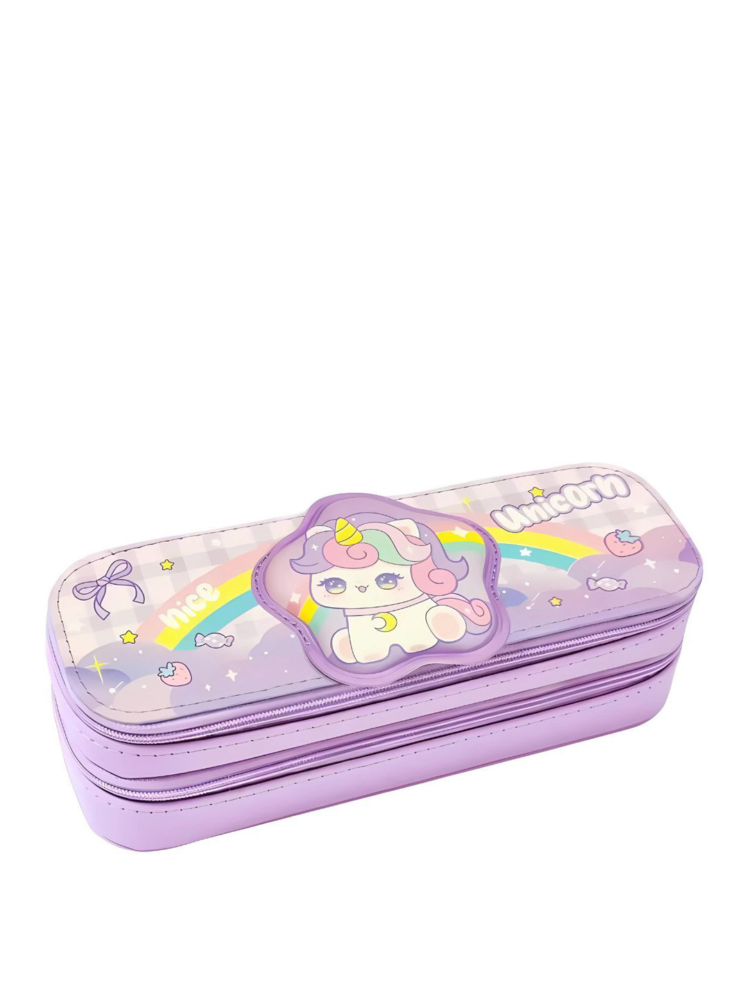 YK Kids 3D Cartoon Printed 2-Layer Pen Case