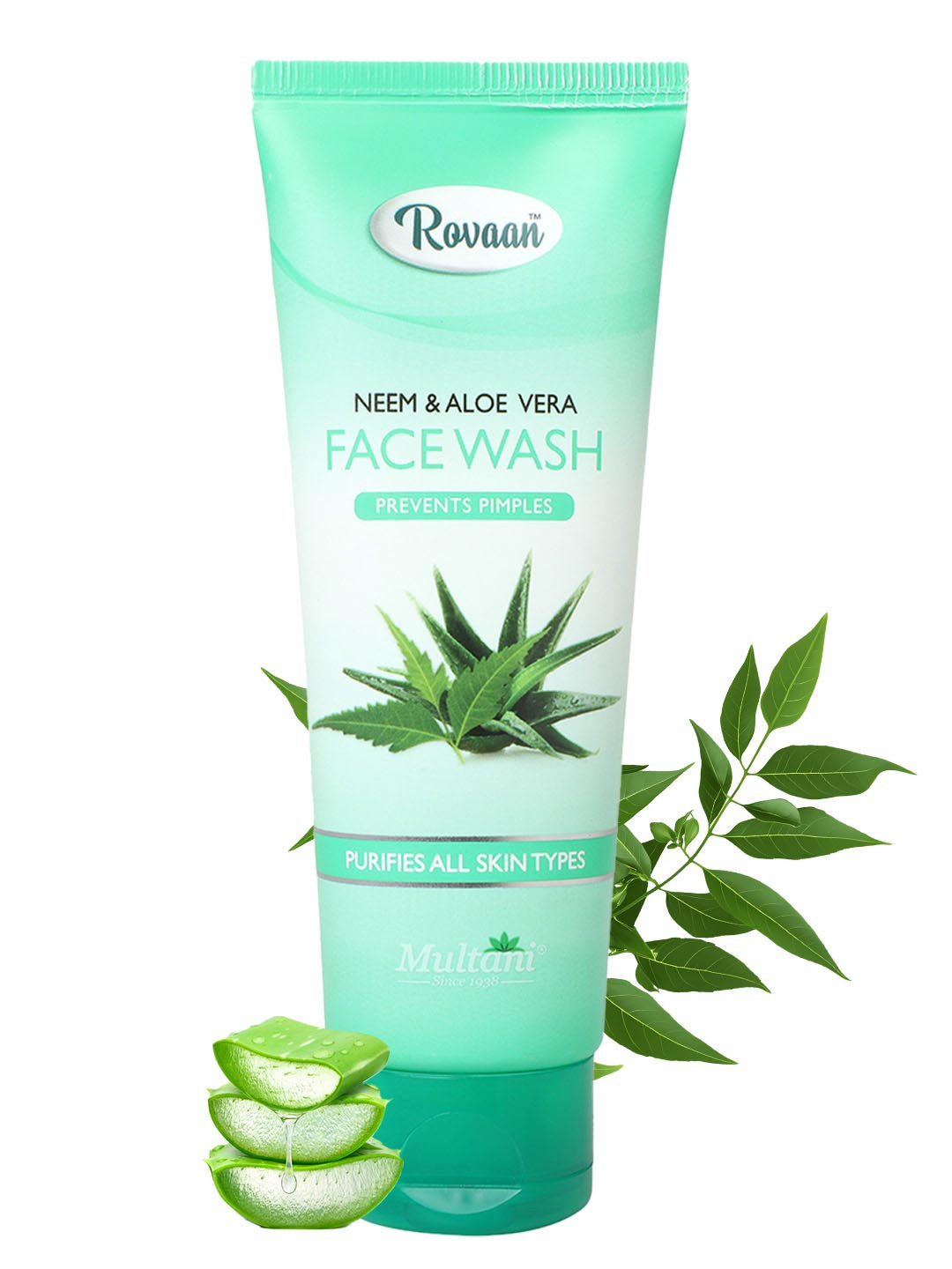 Multani Rovaan Neem & Aloe Vera Face Wash - 100 ml