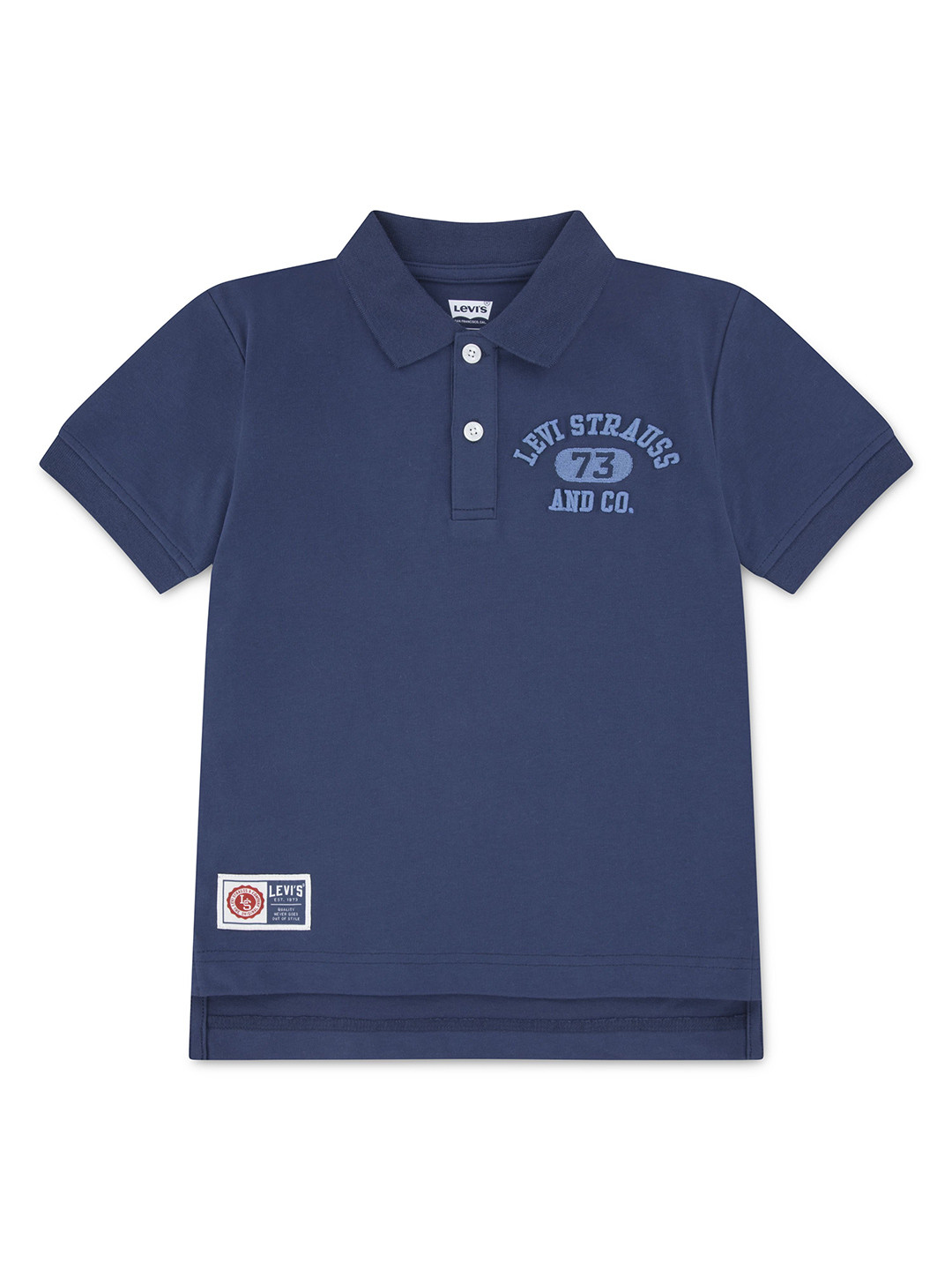 Levis Boys Typography Printed Polo Collar T-shirt