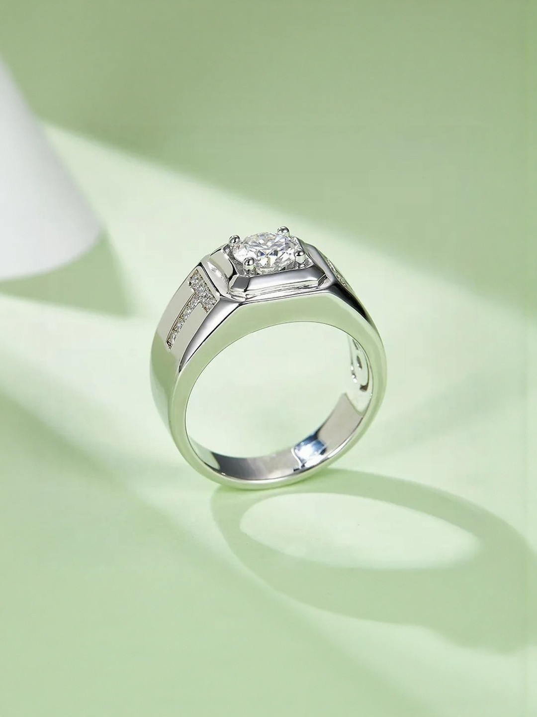 Iga collection Men Stone Studded Finger Ring