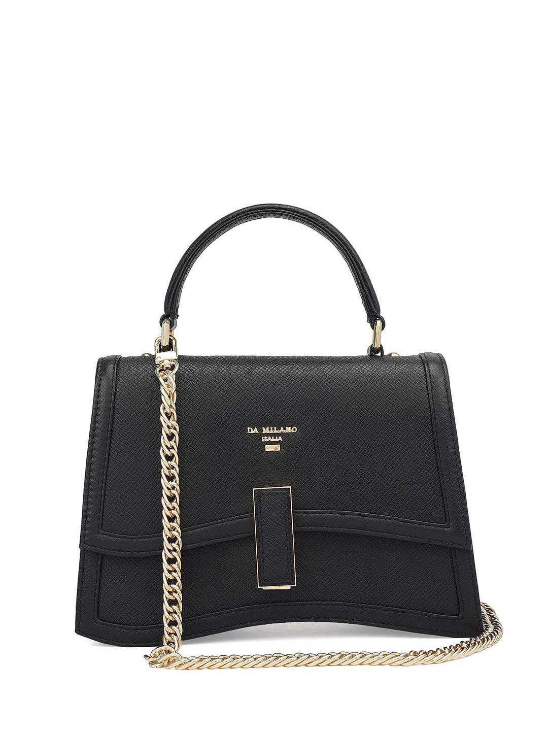 Da Milano One Handle Leather Handheld Bag