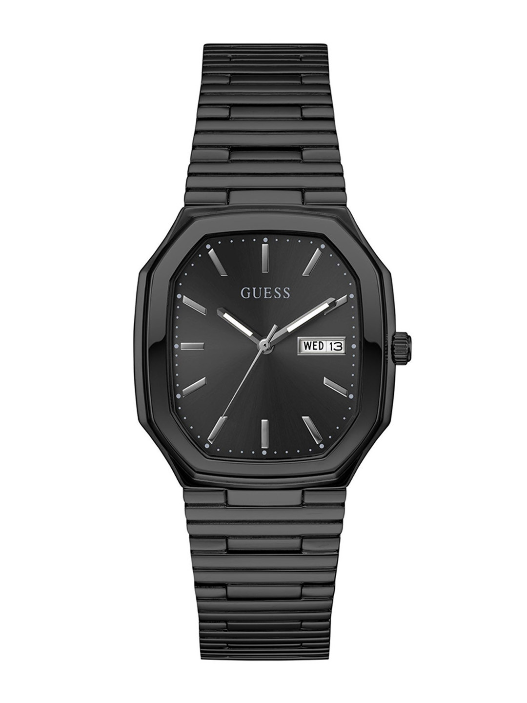 GUESS Women Rectangular Dial & Bracelet Style Straps Analogue Watch 50 m Water Resistance