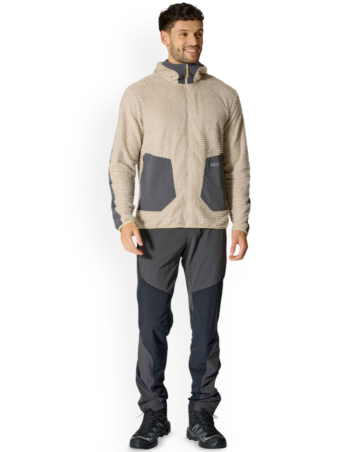 Rab Self Design Hooded Long Sleeves Lightweight Tailored Jacket