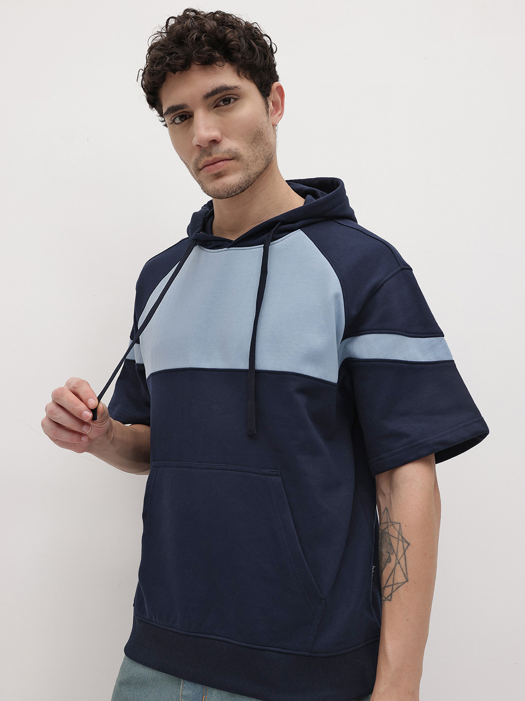 The Roadster Life Co. Hooded Relaxed Sweat T-shirt