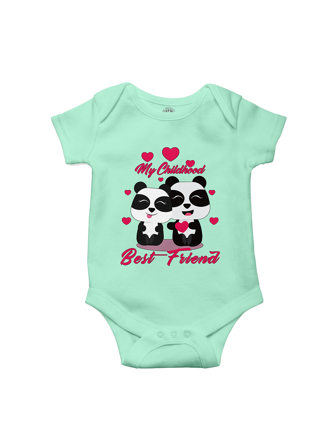 THE PRINT PLATTER Infants Childhood BFF Printed Cotton Bodysuit