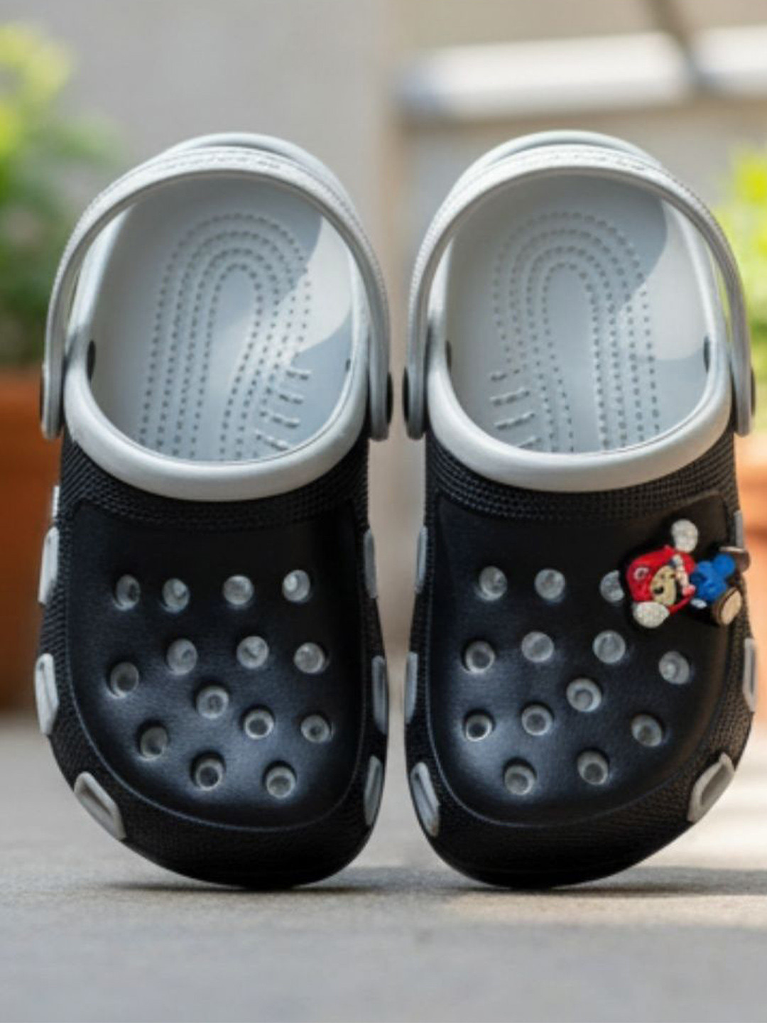 VINTEX Kids Solid EVA Casual Super Mario Clogs