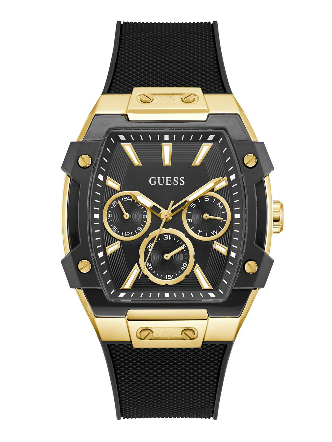 GUESS Phoenix Men Dial & Bracelet Style Straps Analogue Watch GW0956G2