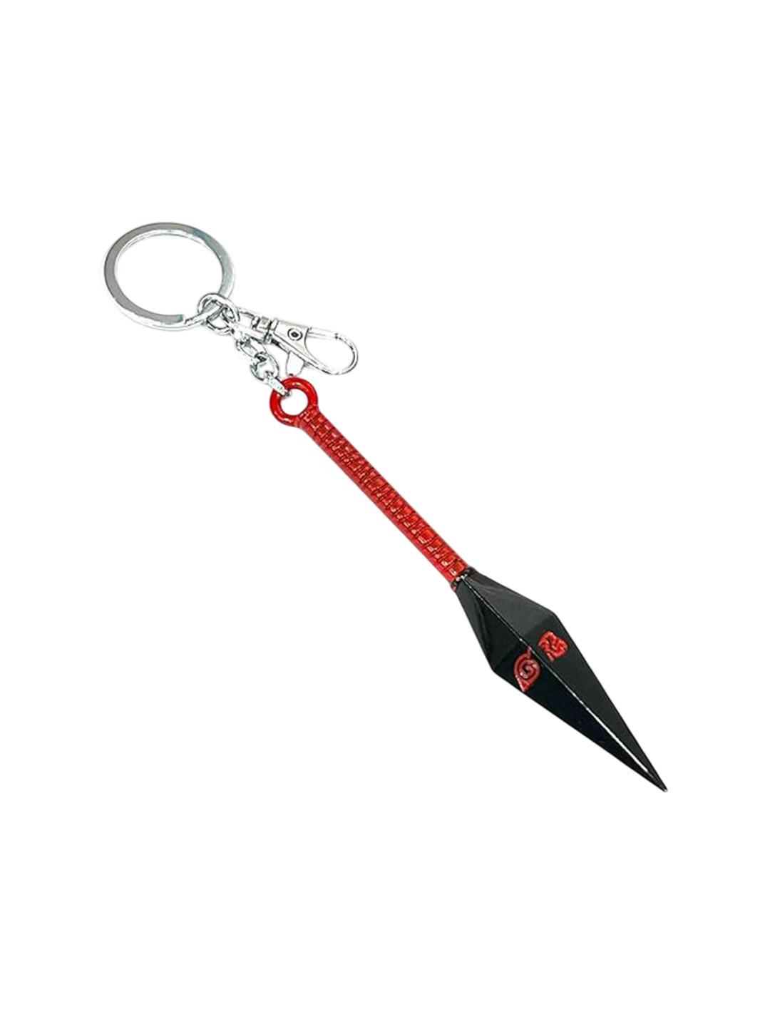 AUGEN Stainless Steel Naruto Spear Textured Key chain