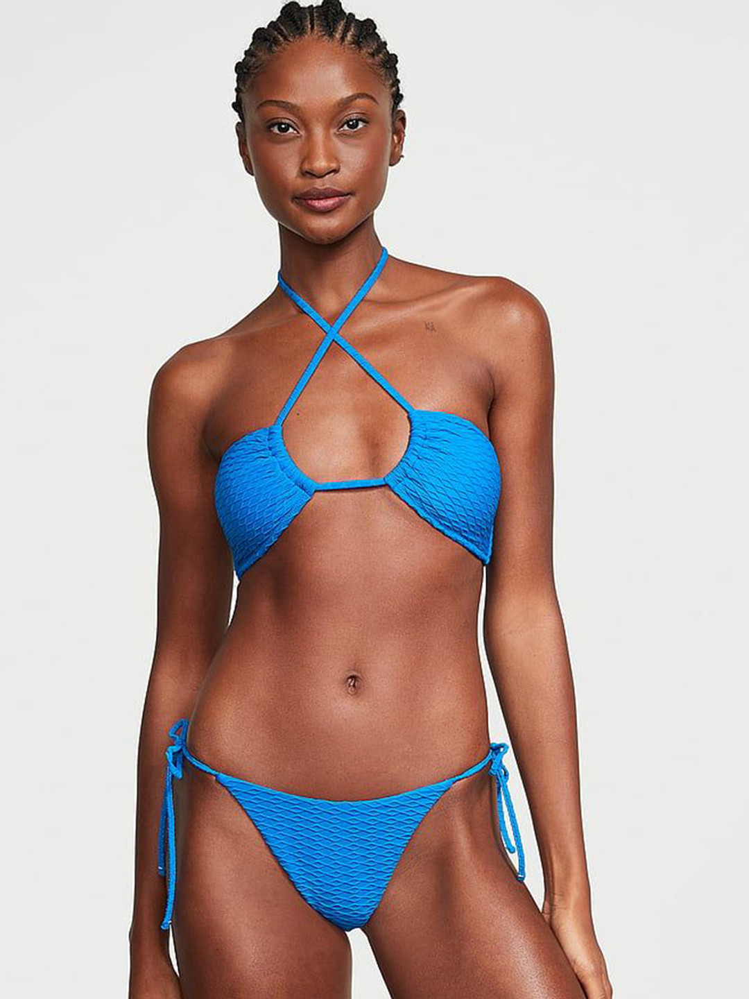Victoria's Secret Women Polyamide Swim Mix & Match Side-Tie Cheeky Bikini Bottom