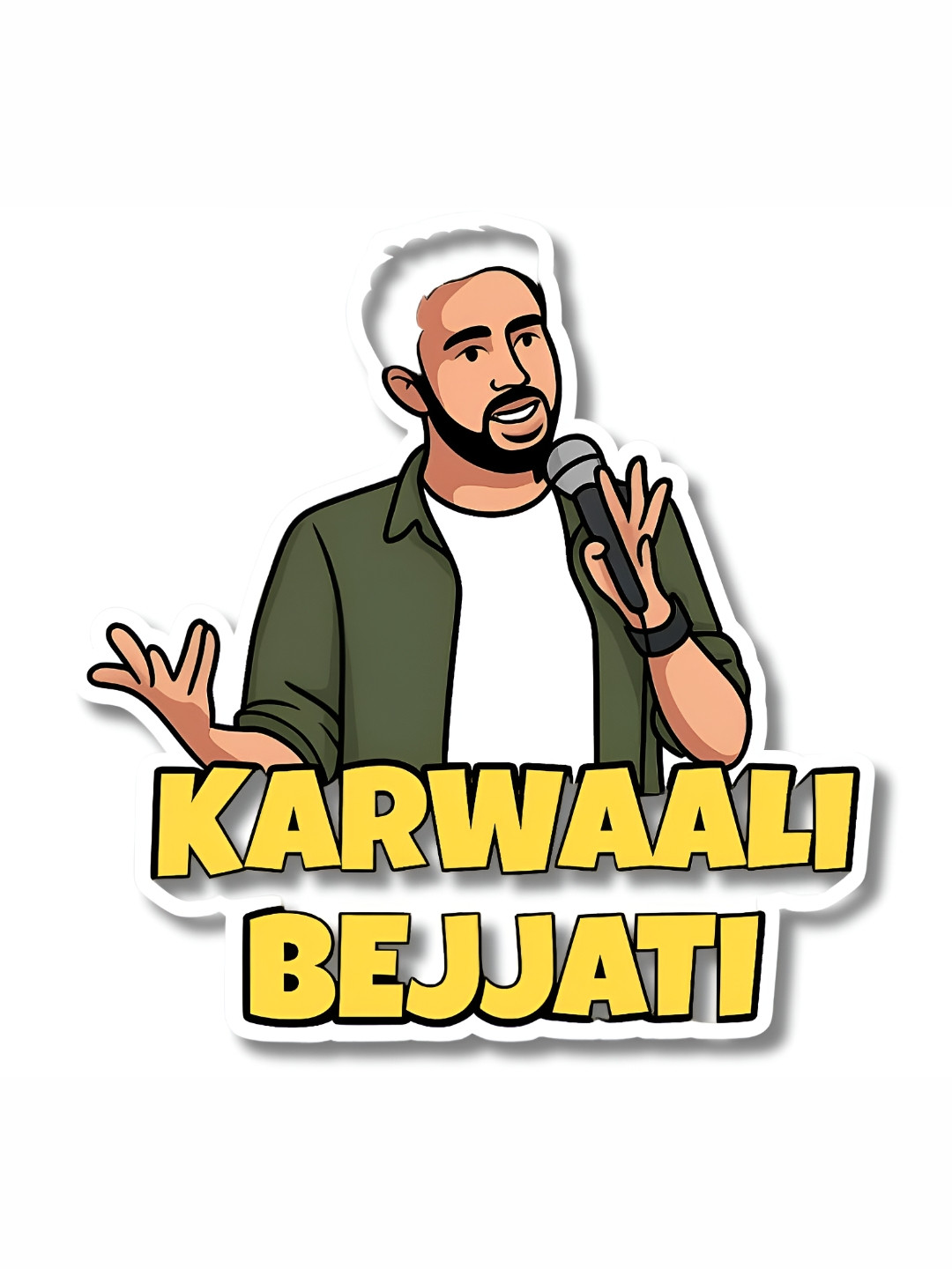 GIFTODAY Comic Printed Decorative Magnet