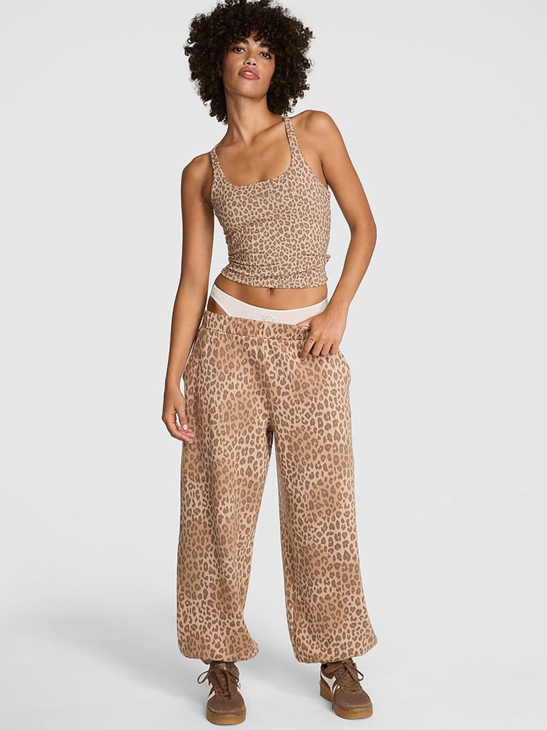Victoria's Secret Animal Printed Oversized Joggers