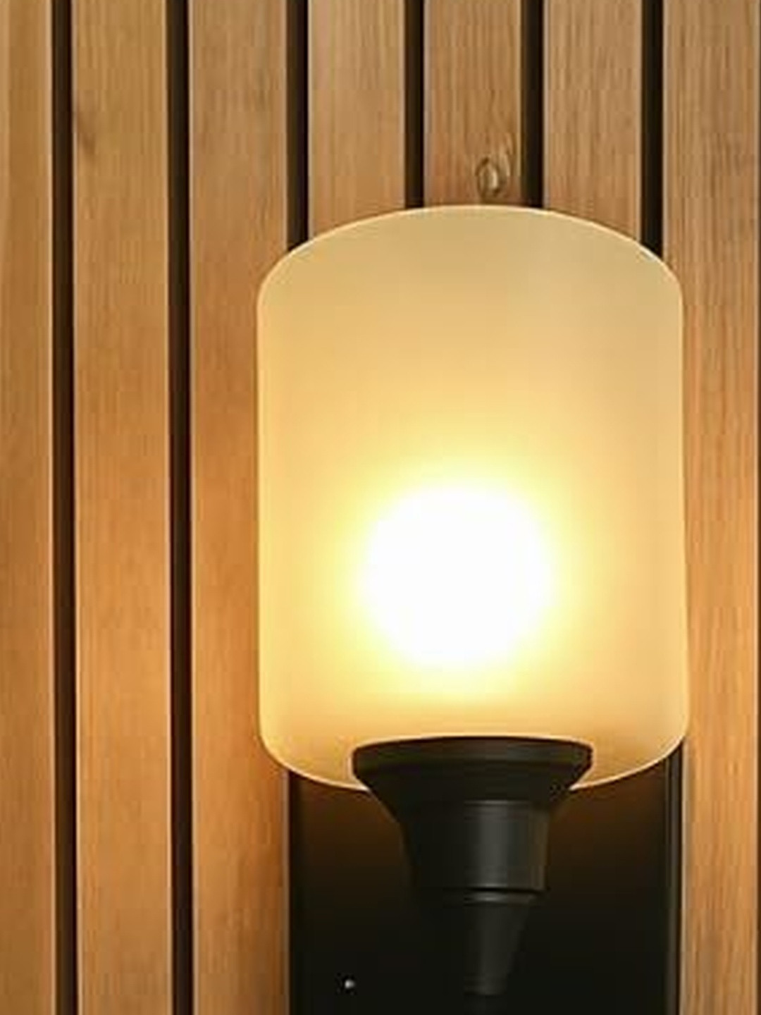 LHC Black Glass Wall Lamp