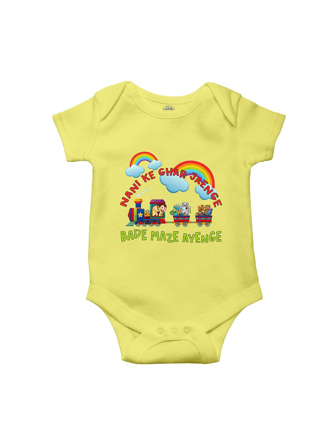 THE PRINT PLATTER Kids Nani ke Ghar Printed Cotton Bodysuit