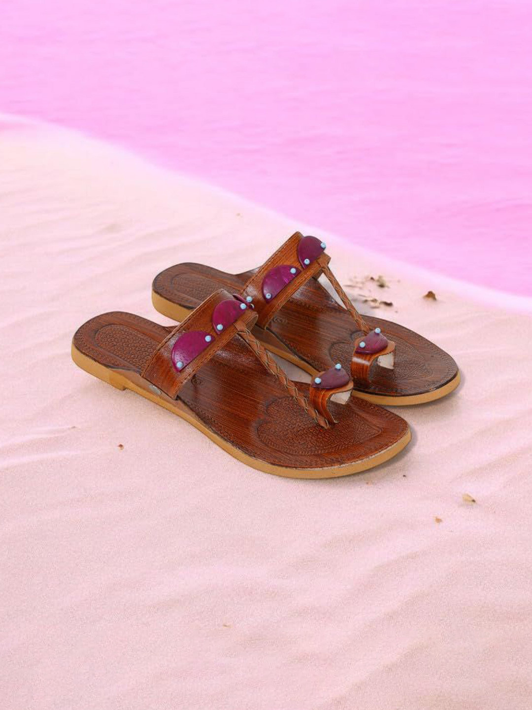 DFR Self Design Ethnic Thong Flip-Flops