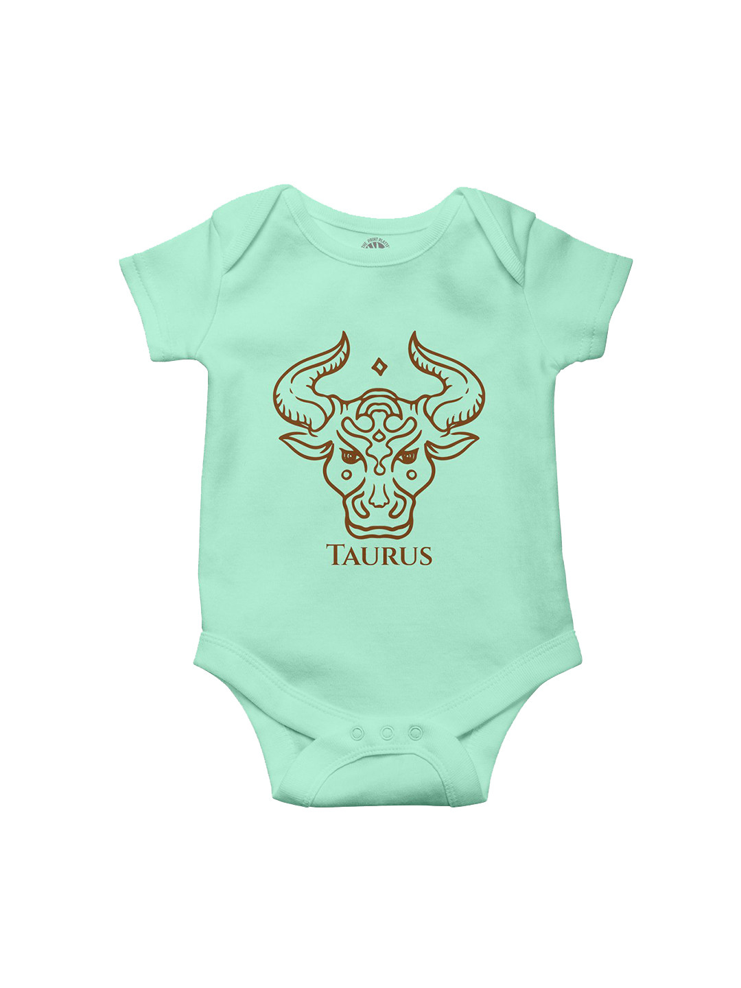 THE PRINT PLATTER Infants Kids Taurus Printed Ultra Bio Wash Cotton Bodysuit